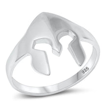 Load image into Gallery viewer, Sterling Silver Oxidized Spartacus Mask Ring