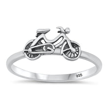 Load image into Gallery viewer, Sterling Silver Oxidized Bicycle Ring