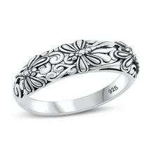 Load image into Gallery viewer, Sterling Silver Oxidized Dragonflies Ring