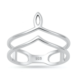 Sterling Silver Polished Light Ring