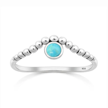 Load image into Gallery viewer, Sterling Silver Oxidized And Polished Lotus Crown Black Onyx Stone Ring