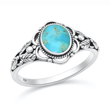 Sterling Silver Oxidized And Polished Celtic Cross Moonstone Ring