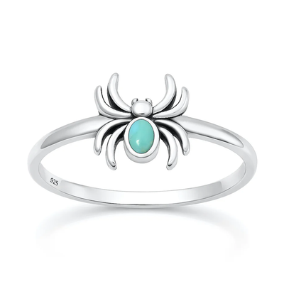 Sterling Silver Oxidized And Polished Sunburst Moonstone Ring