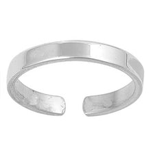 Load image into Gallery viewer, Sterling Silver Flat Band 2.5mm Toe Ring