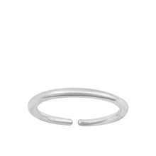 Load image into Gallery viewer, Sterling Silver Rhodium Plated 1.5mm Toe Ring