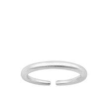 Load image into Gallery viewer, Sterling Silver Rhodium Plated Toe Ring