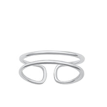 Load image into Gallery viewer, Sterling Silver Oxidized Toe Ring