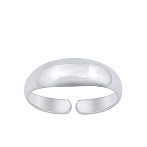 Sterling Silver High Polish Toe Ring