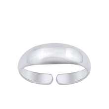 Load image into Gallery viewer, Sterling Silver High Polish Toe Ring