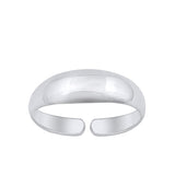 Sterling Silver High Polish Toe Ring