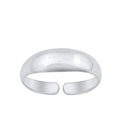 Sterling Silver High Polish Toe Ring