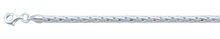 Load image into Gallery viewer, Sterling Silver Italian Chain Spiga 120-3mm Chain
