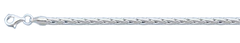 Sterling Silver Italian Chain Spiga 120-3mm Chain