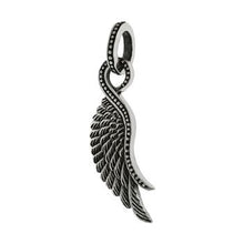 Load image into Gallery viewer, Sterling Silver Oxidized Wing Pendant