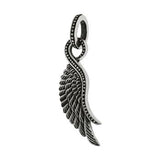 Sterling Silver Oxidized Wing Pendant