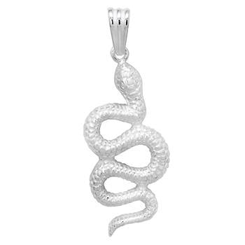 Sterling Silver Snake Pendant