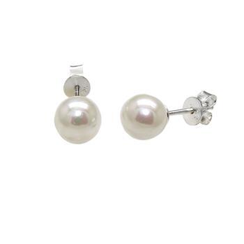 Sterling Silver Freshwater Pearl Stud Earrings