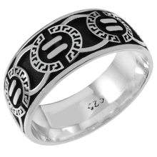 Load image into Gallery viewer, Sterling Silver Oxidized Men Band Ring