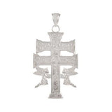 Sterling Silver Caravaca Crucifix Cross Pendant