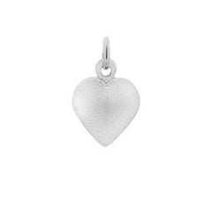 Sterling Silver Small Heart Charm Pendant