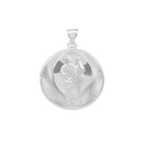 Sterling Silver Saint Jude Thaddeus 3D Medal Pendant