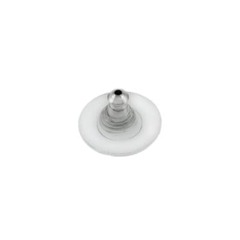 Sterling Silver Back with Built in Silicon Bullet Earrings--Pack of 5 pairs