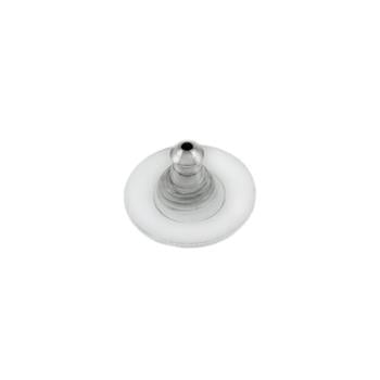 Sterling Silver Back with Built in Silicon Bullet Earrings--Pack of 5 pairs