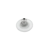 Sterling Silver Back with Built in Silicon Bullet Earrings--Pack of 5 pairs
