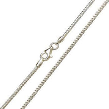 Load image into Gallery viewer, Italian Sterling Silver 1.5mm Franco Chain