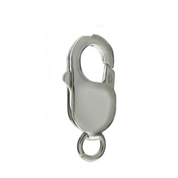 Sterling Silver Lobster Clasp With Open Jump Ring-Pack of 2
