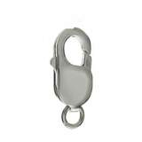 Sterling Silver Open Jump Ring Lobster Clasp