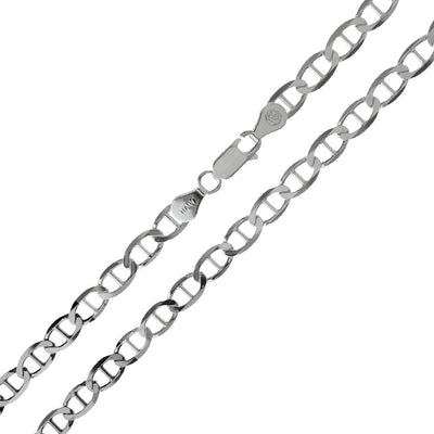 Sterling Silver Flat Marina 120-5mm Chain