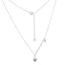 Load image into Gallery viewer, Sterling Silver Mix And Match Chain Heart Necklace