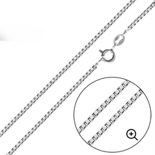 Load image into Gallery viewer, Italian Sterling Silver Round Box Chain 022- 1mm with Spring Clasp Closure