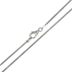 Sterling Silver Anti Tarnish DC 8 Side Snake Chain