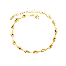 Load image into Gallery viewer, Tresoli Stainless Steel Gold Color PVD Wire Anklet