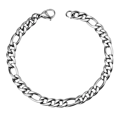 Tresoli Stainless Steel Color PVD Cuban Link Chain Bracelet