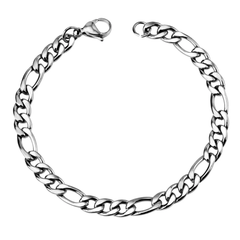 Tresoli Stainless Steel Color PVD Cuban Link Chain Bracelet