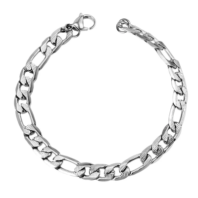 Tresoli Stainless Steel Color PVD Cuban Link Bracelet