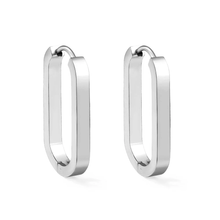 Load image into Gallery viewer, Tresoli Stainless Steel Color PVD Oval Ear Buckle