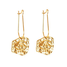 Load image into Gallery viewer, Stainless Steel Gold Color PVD Left And Right Eyes Design Stud Earrings