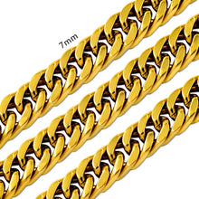 Load image into Gallery viewer, Stainless Steel Gold Color PVD Solid Color Long Necklace