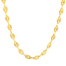 Load image into Gallery viewer, Tresoli Stainless Steel Gold Color PVD Coffee Bean Chain