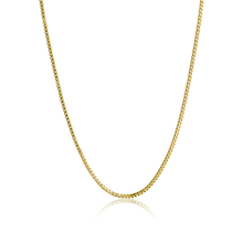 Load image into Gallery viewer, Tresoli Stainless Steel Gold Color PVD Box Chain Necklace