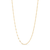 Tresoli Stainless Steel Gold Color PVD Lip Chain Necklace