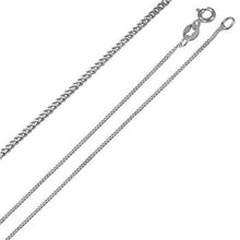 Load image into Gallery viewer, Italian Sterling Silver Curb Chain 035-1.1 mm with Spring Clasp Closure