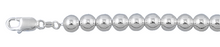 Load image into Gallery viewer, Sterling Silver Italian Solid Stylish Hollow Round Bead/Ball Chain 8mm Nickel Free Necklace with Lobster Claw Clasp Closure