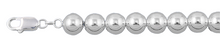 Load image into Gallery viewer, Sterling Silver Italian Solid Stylish Hollow Round Bead/Ball Chain 10mm Nickel Free Necklace with Lobster Claw Clasp Closure