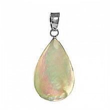 Load image into Gallery viewer, Sterling Silver Stylish Tear Drop Shape Fresh Water Pearl Pendant with Pendant Dimensions of 19MMx38.1MM