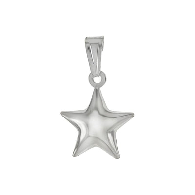 Sterling Silver Stylish Hollow Pendant with Pendant Dimensions of 15MMx25.4MM
